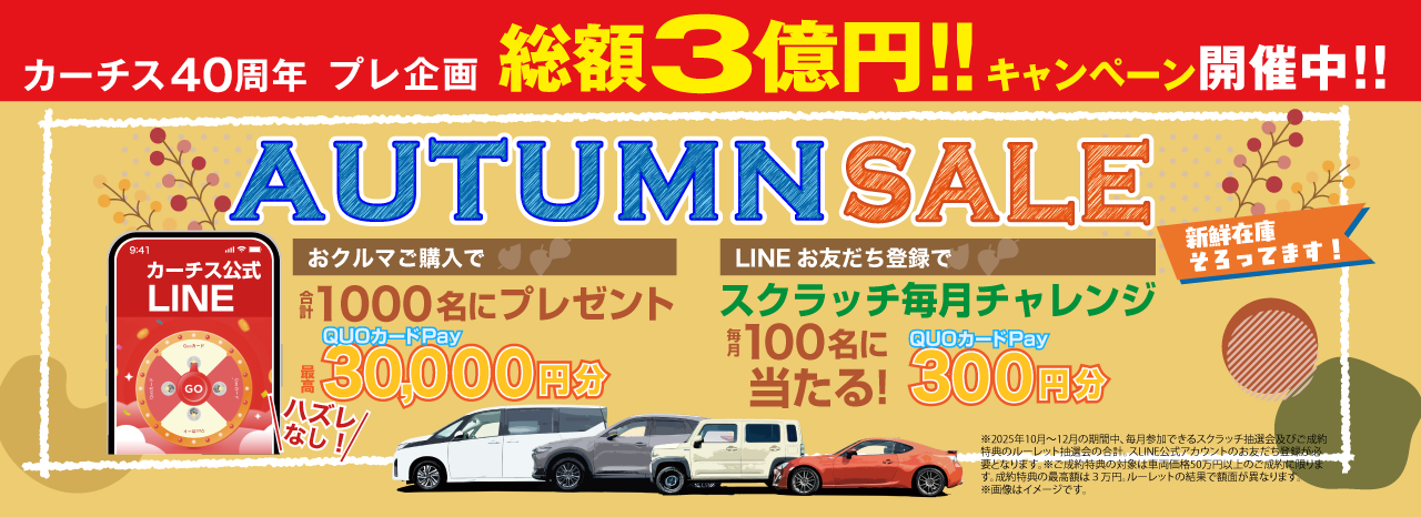 Autumn sales